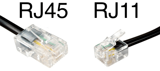 RJ45 vs RJ11
