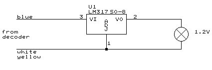 1.5v bulbs with LM317 circuit